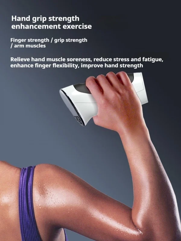 مقوي قبضة اليد الرقمية قابل للتعديل مدرب قوة اليد مع مقياس معدات اللياقة البدنية المهنية لعشاق اللياقة البدنية