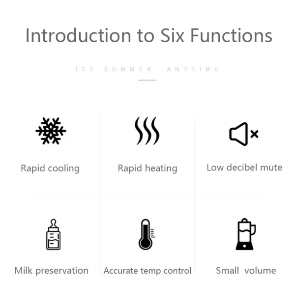 2 في 1 سيارة دفئا كوب التبريد 12 فولت-24 فولت سيارة ذكية التدفئة كوب التبريد شاشة تعمل باللمس مع عرض درجة الحرارة للمنزل السفر الصيف